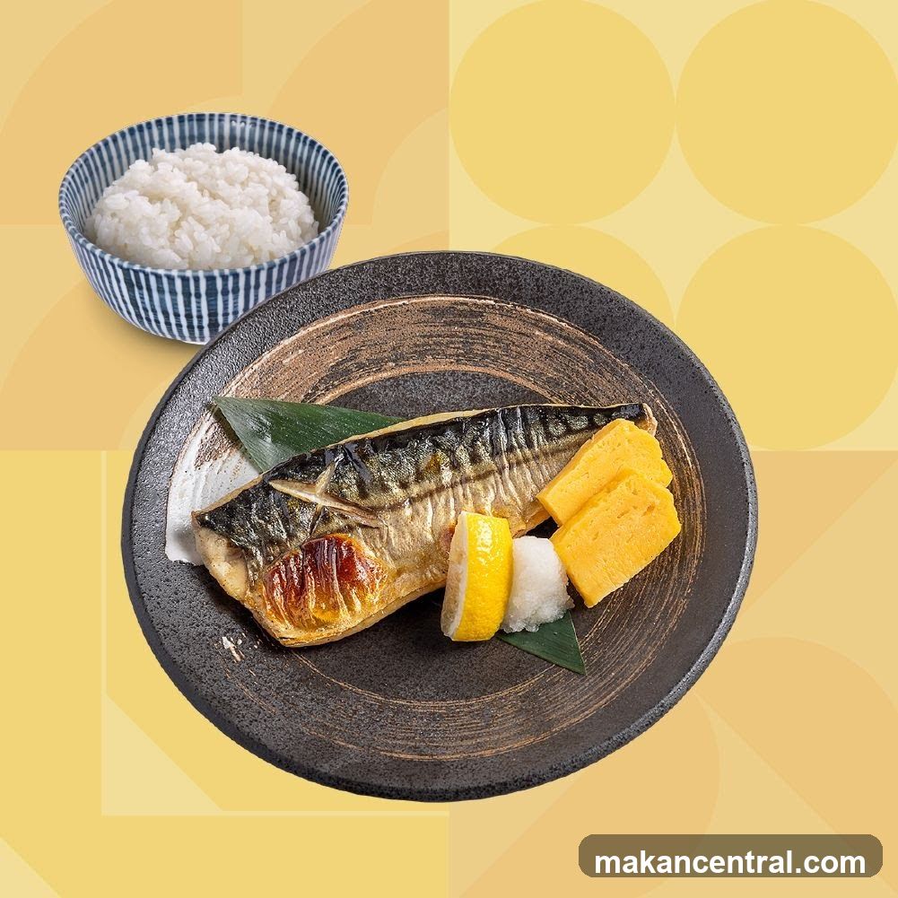 Grilled Mackerel Set