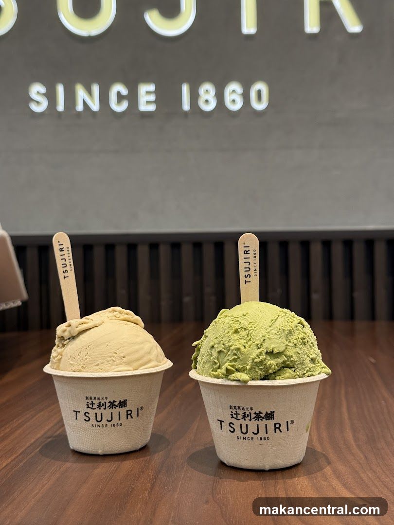 Two cups of ice cream