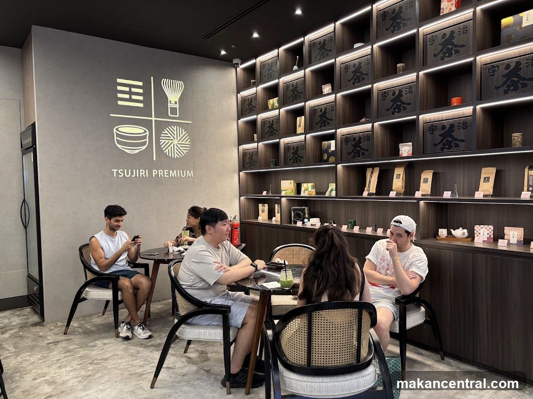 Interior of a tea shop