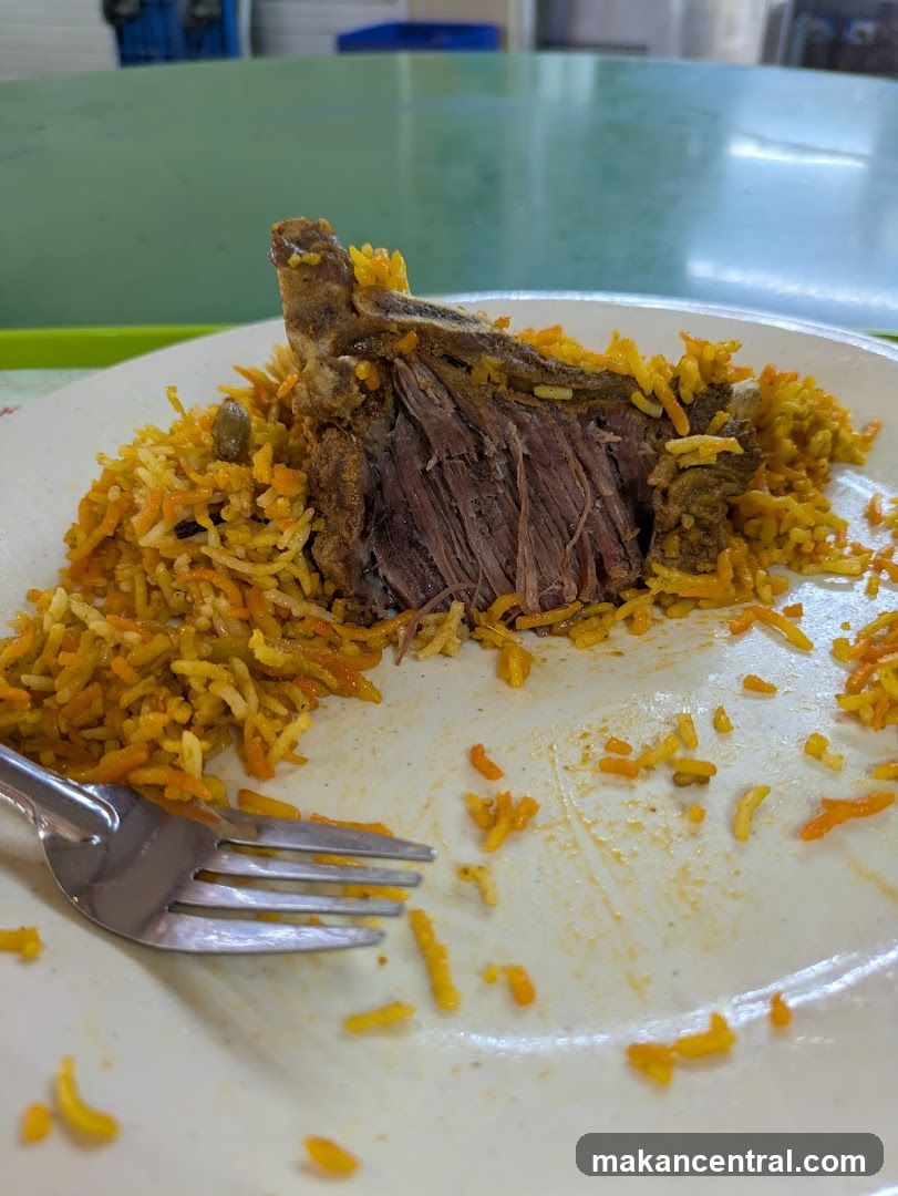 Lamb Shank with Rice