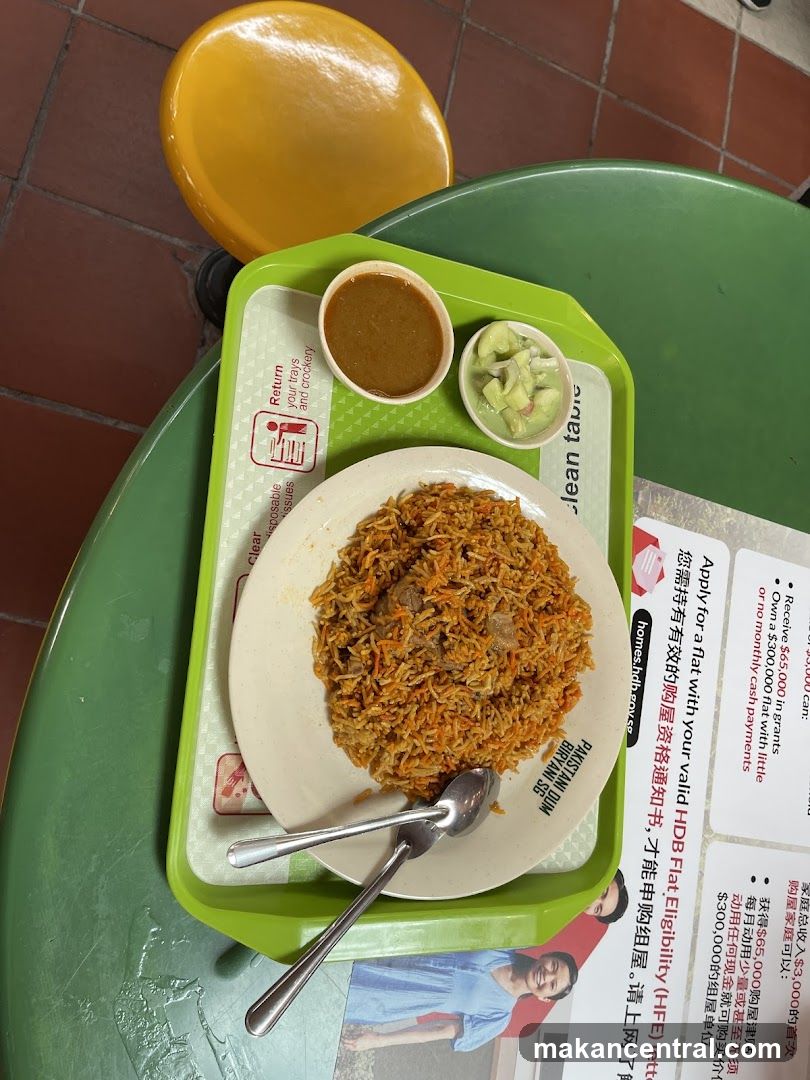 Biryani with sides