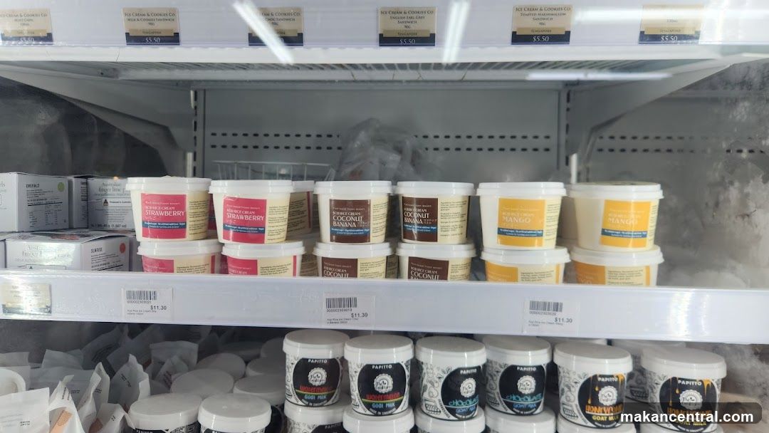 Frozen Desserts in a Refrigerator