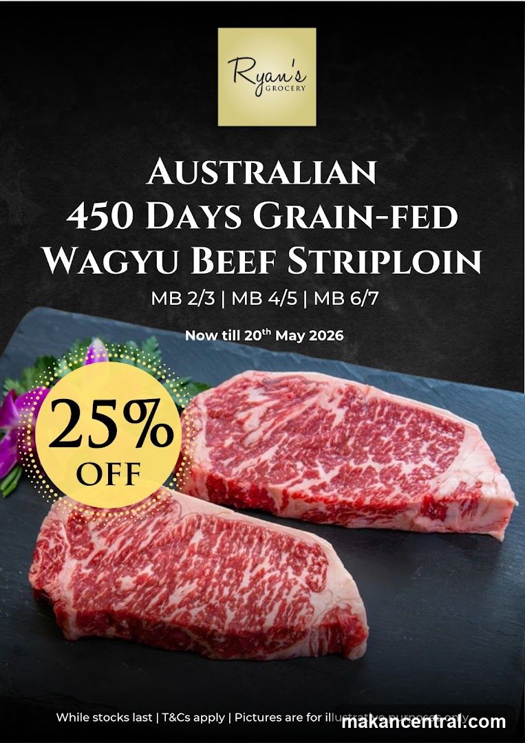 Australian 450 Days Grain-Fed Wagyu Beef Striploin Promotion