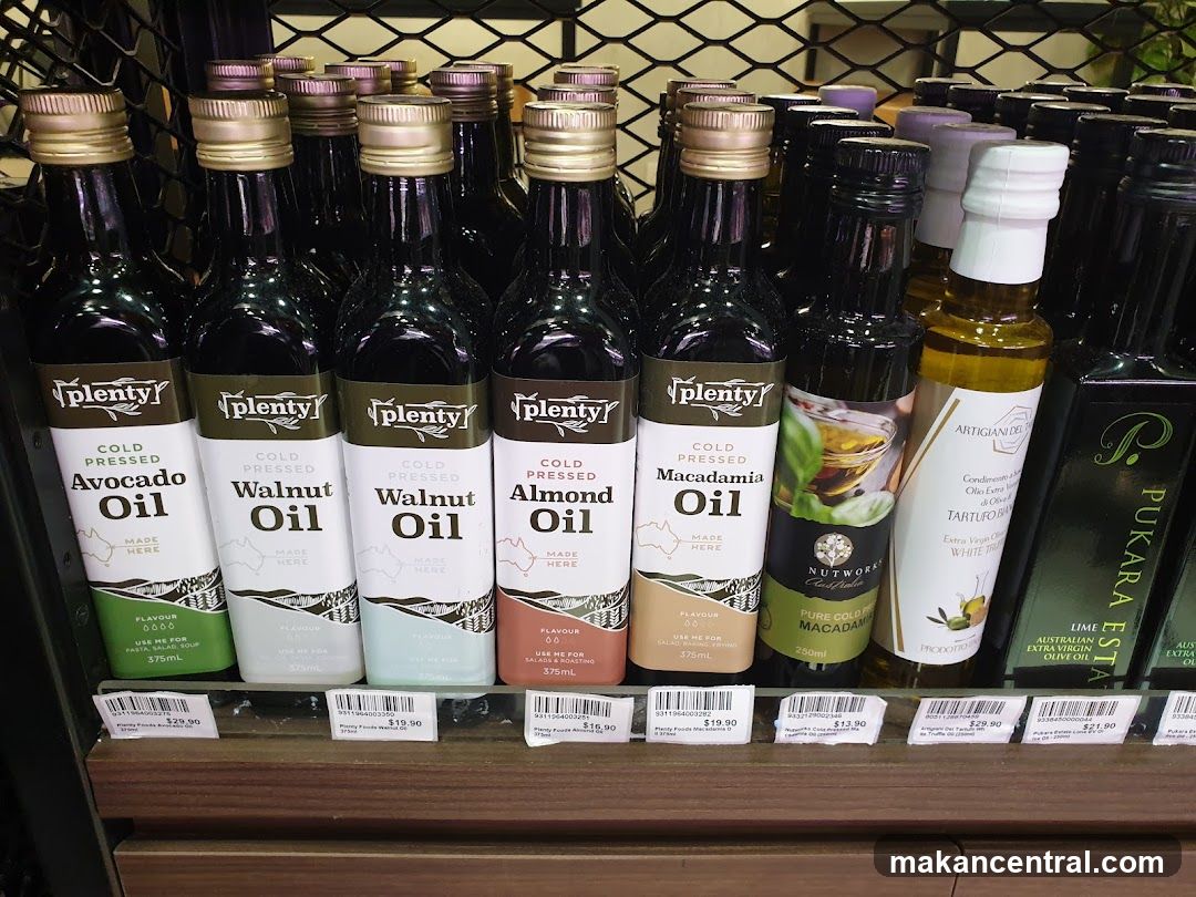 Assortment of Cold Pressed Oils