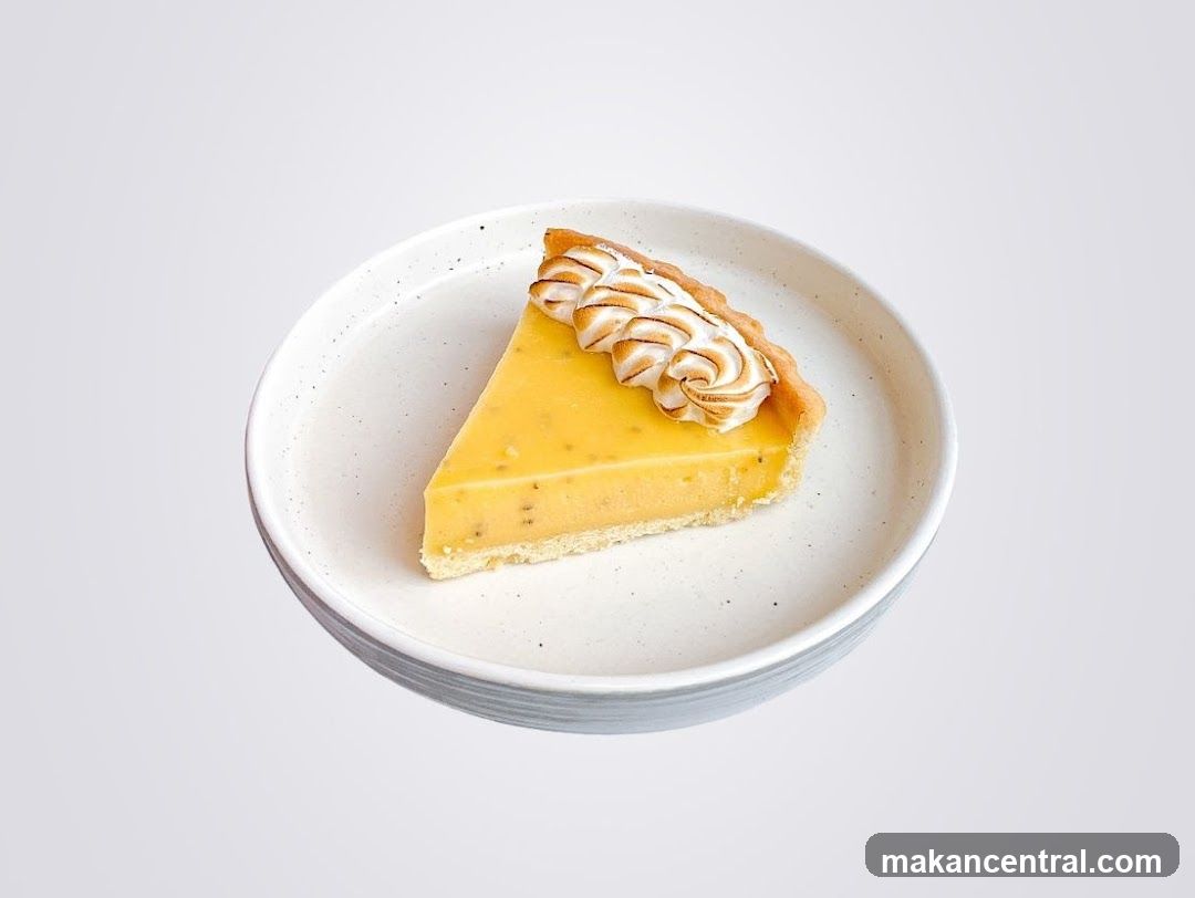 Slice of Lemon Meringue Pie