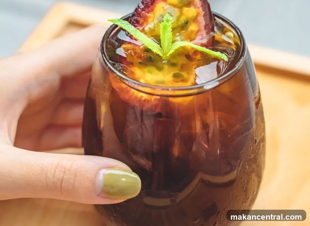 Passion Fruit Iced Coffee