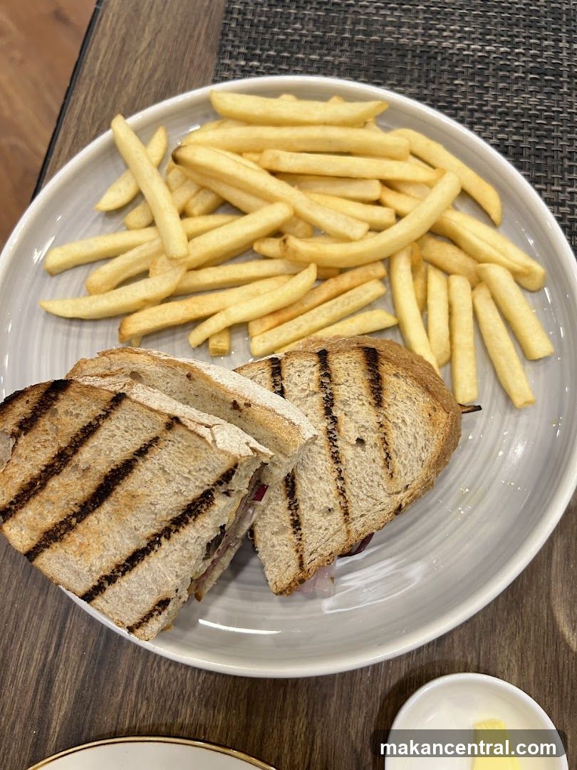 Sandwich and Fries