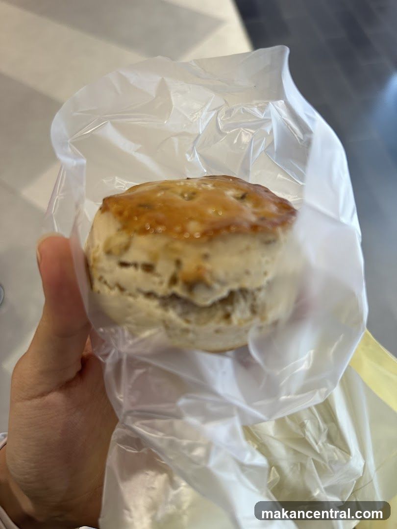 Scone in Plastic Packaging