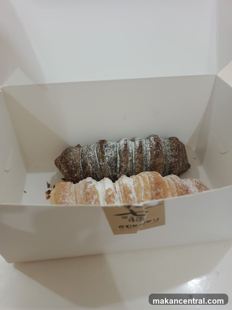 Pastries in a box