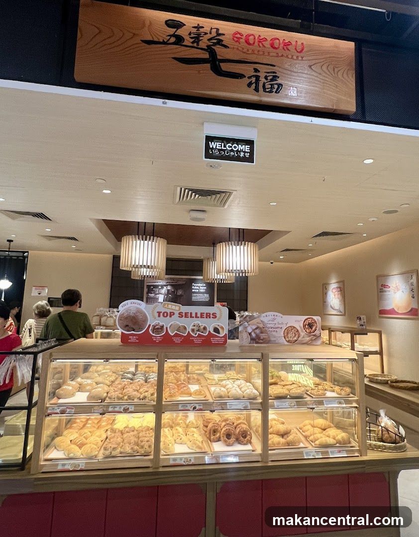 GOKOKU Japanese Bakery Display