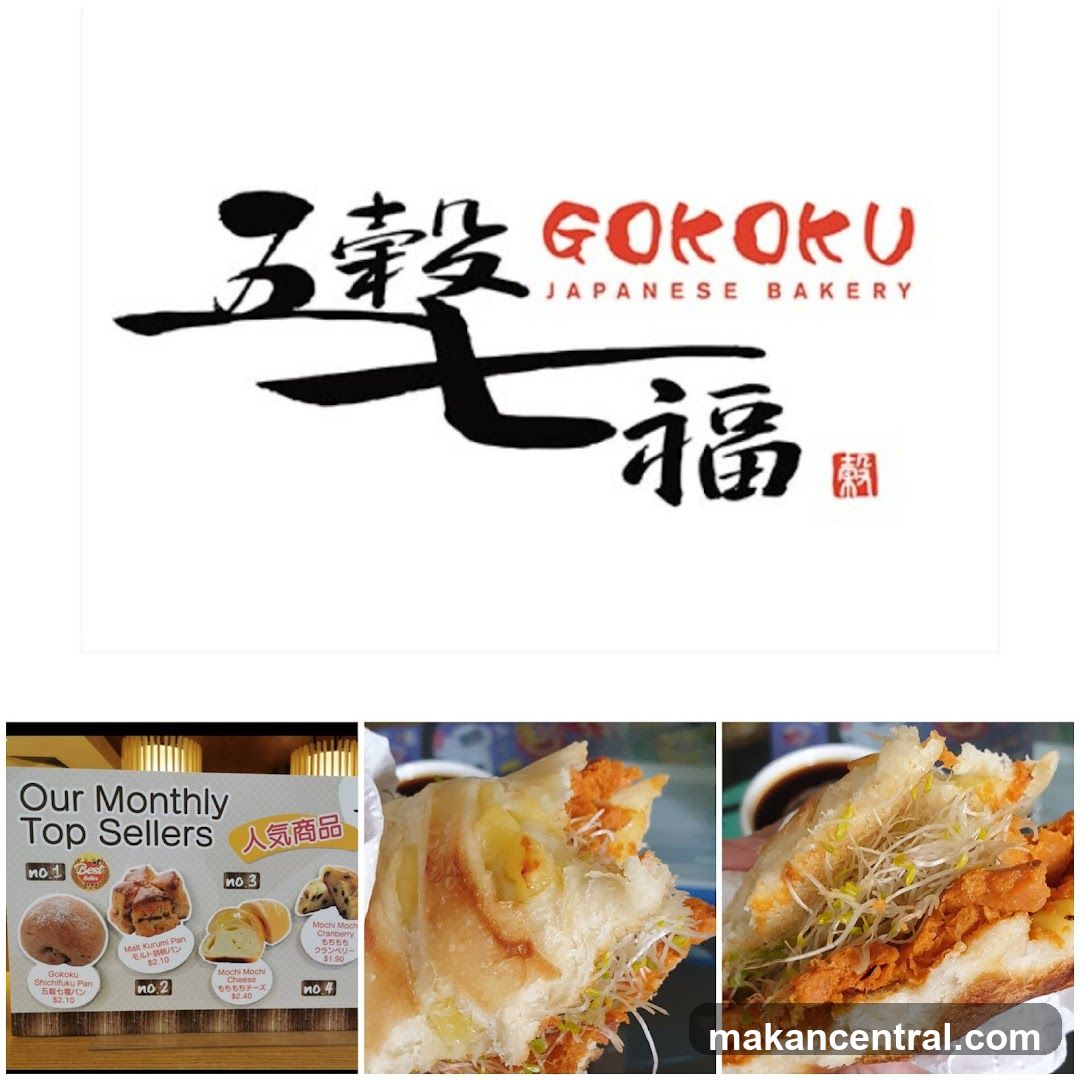 Gokoku Japanese Bakery Monthly Top Sellers