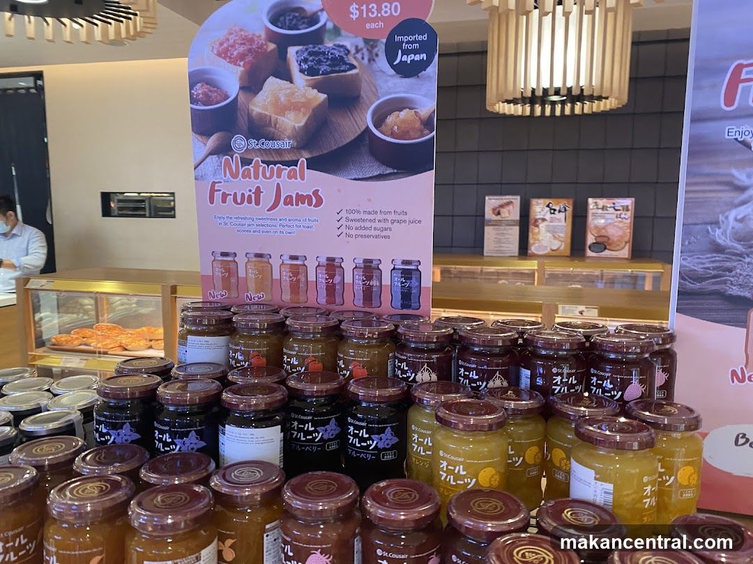 Natural Fruit Jams Display