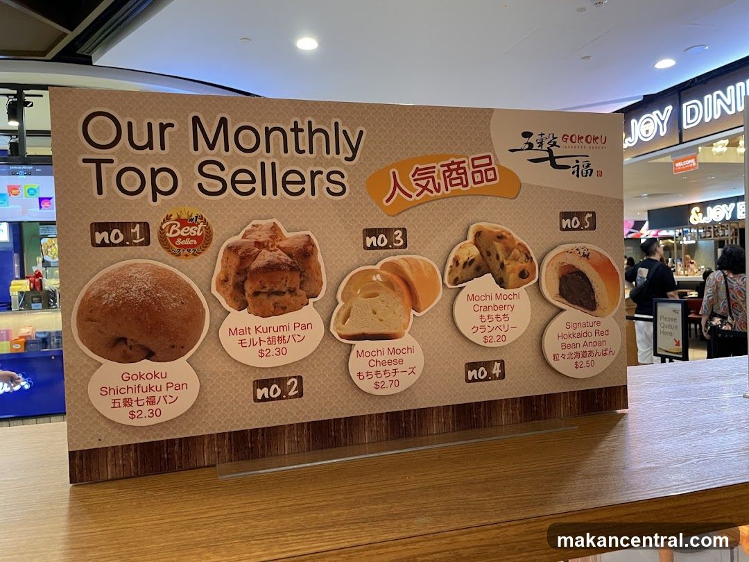 Monthly Top Sellers Menu