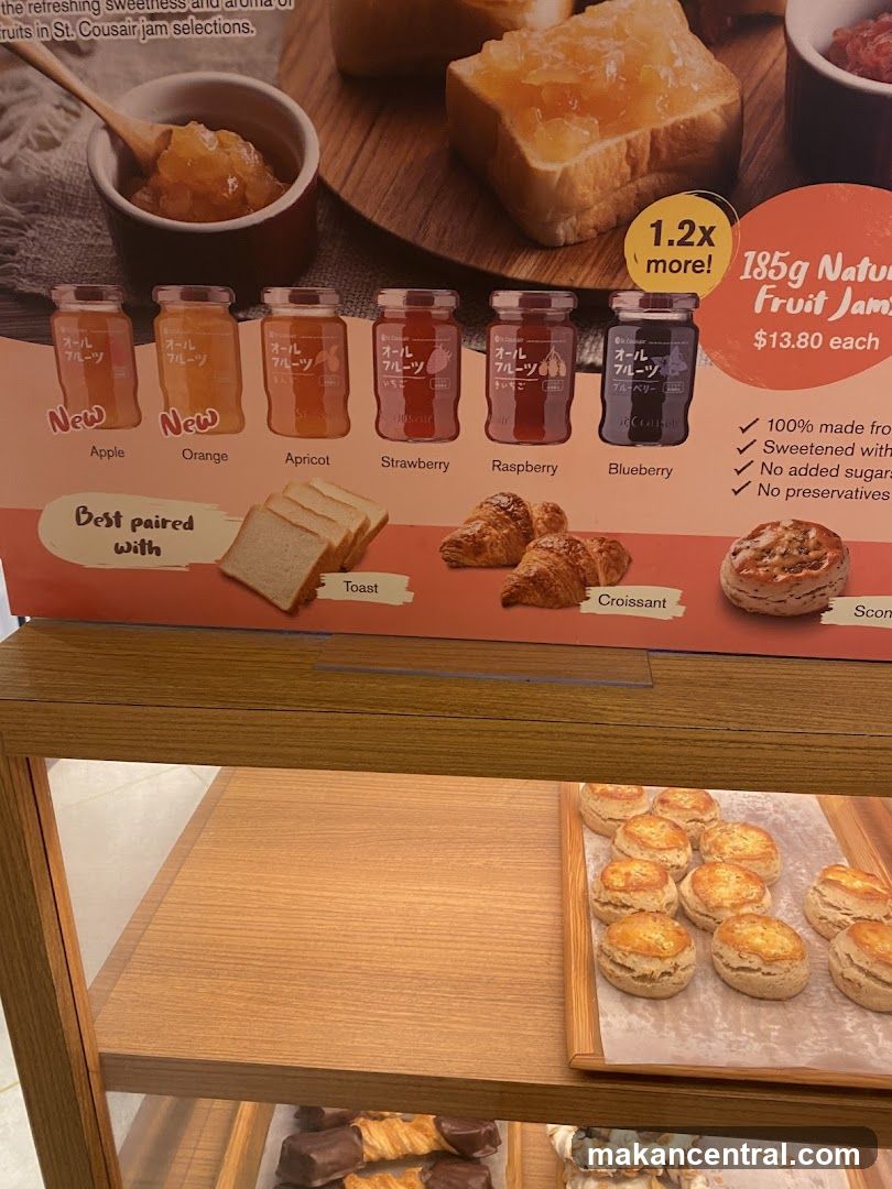 Fruit Jams and Pastries