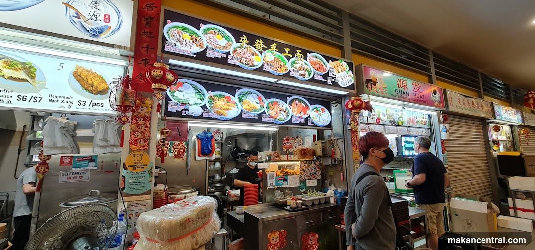 Food Stall with Menu Displays