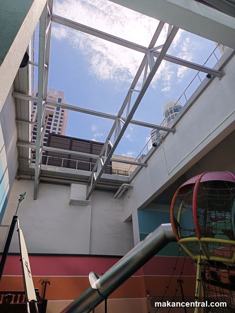 Outdoor Play Area with Skylight