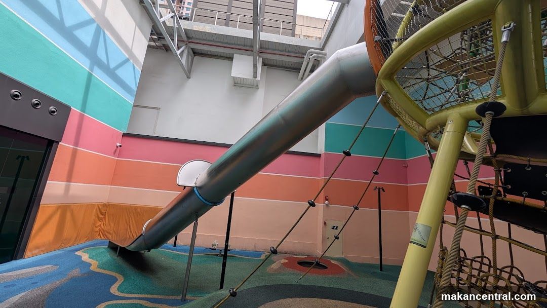 Indoor Playground Slide and Climbing Structure