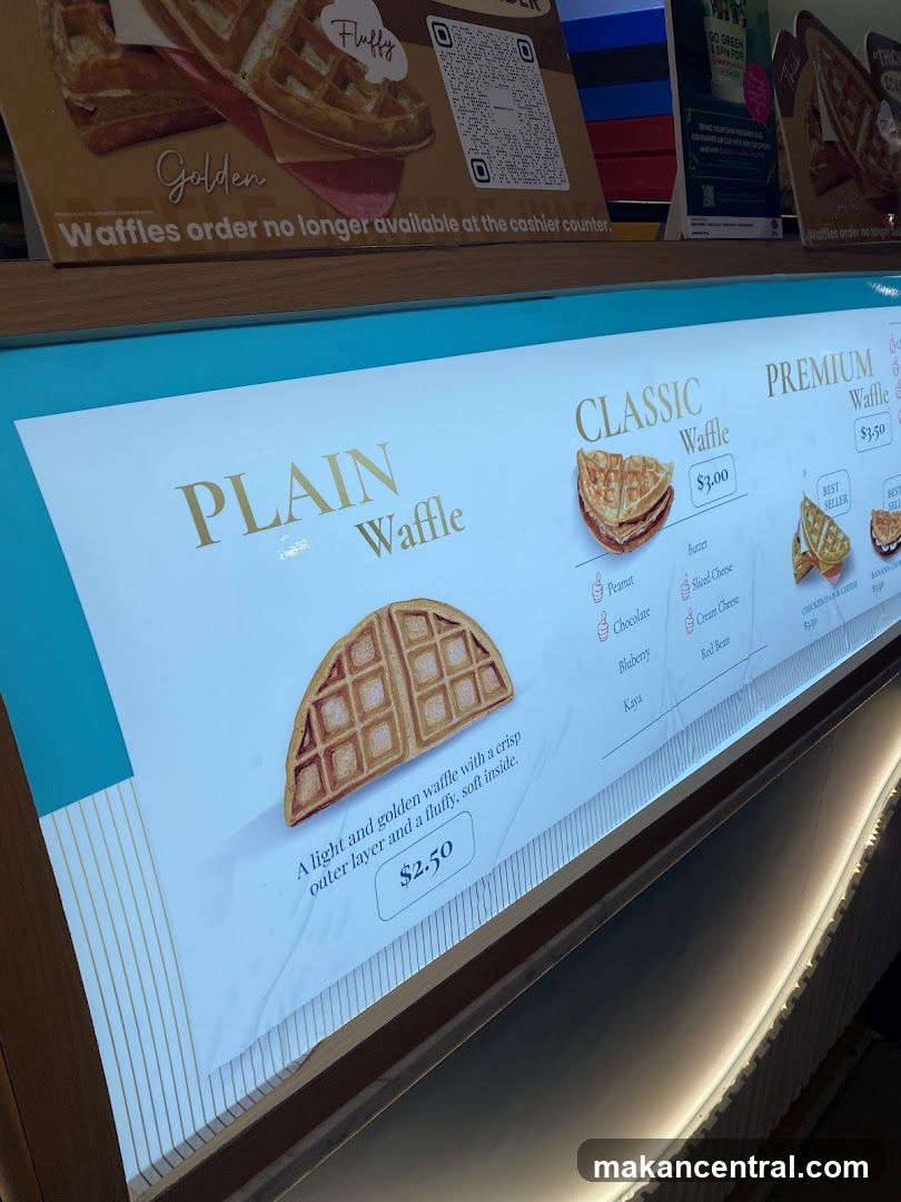 Waffle Menu