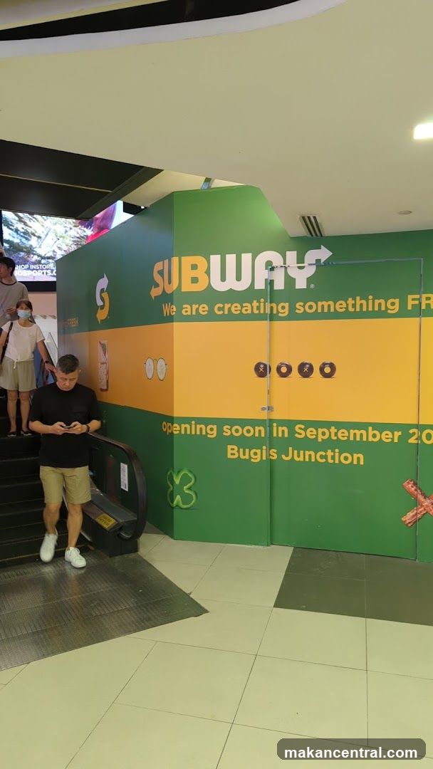 Subway construction hoarding