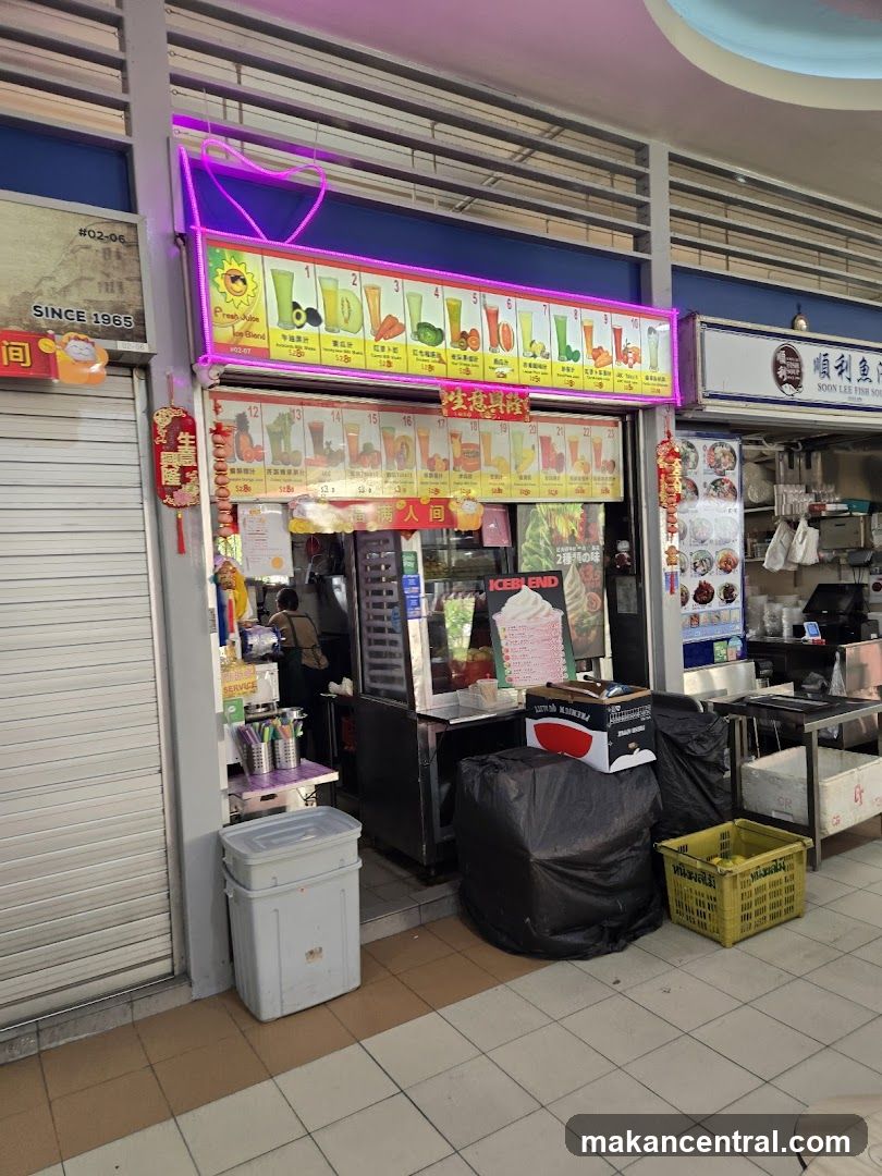 #02-07, 02-36 Fresh Juice Ice Blend Stall