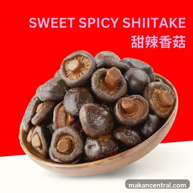 Sweet Spicy Shiitake Mushrooms