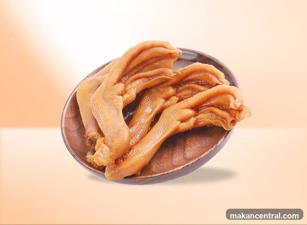 Cooked Duck Feet
