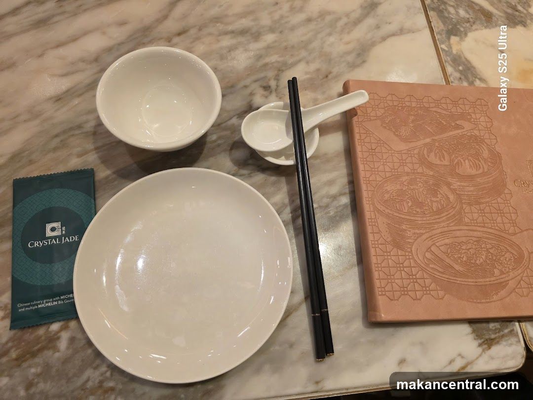 Table Setting with Menu