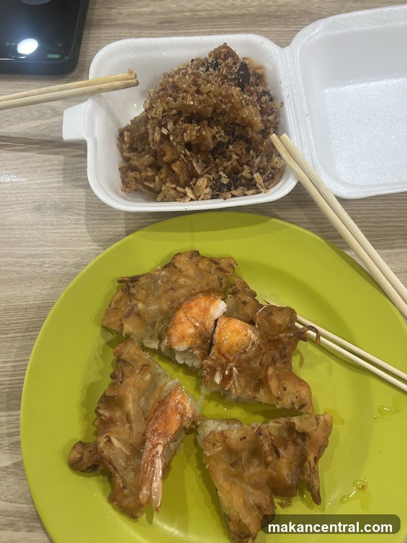Fried Shrimp and Rice Dish