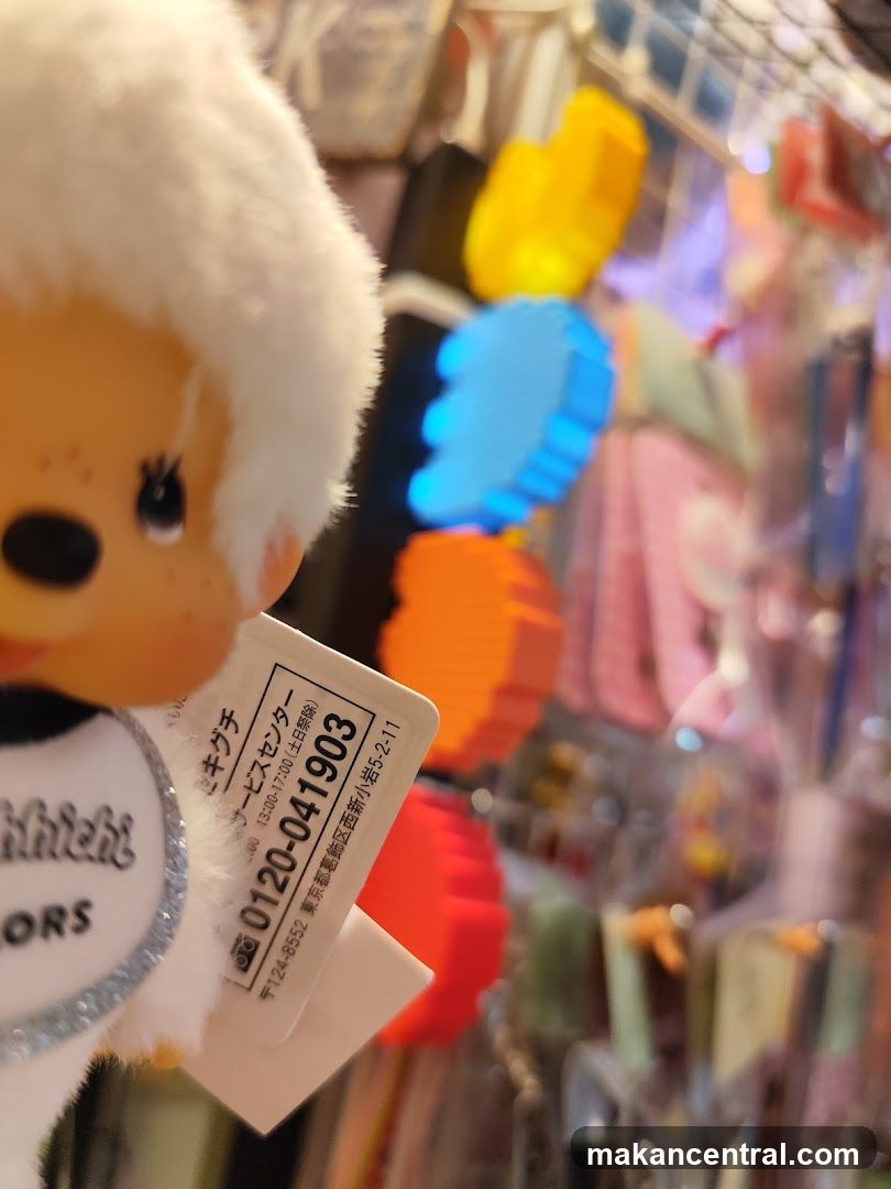 Plush toy with tag