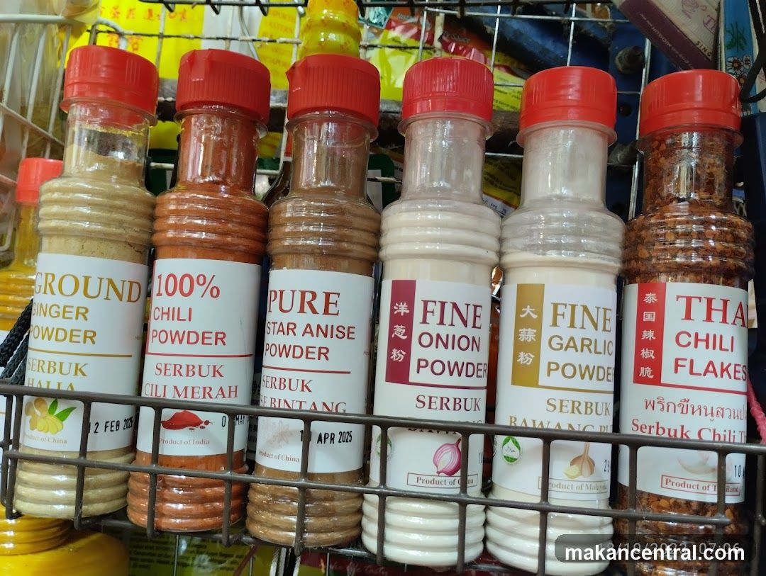 Spice Bottles Display