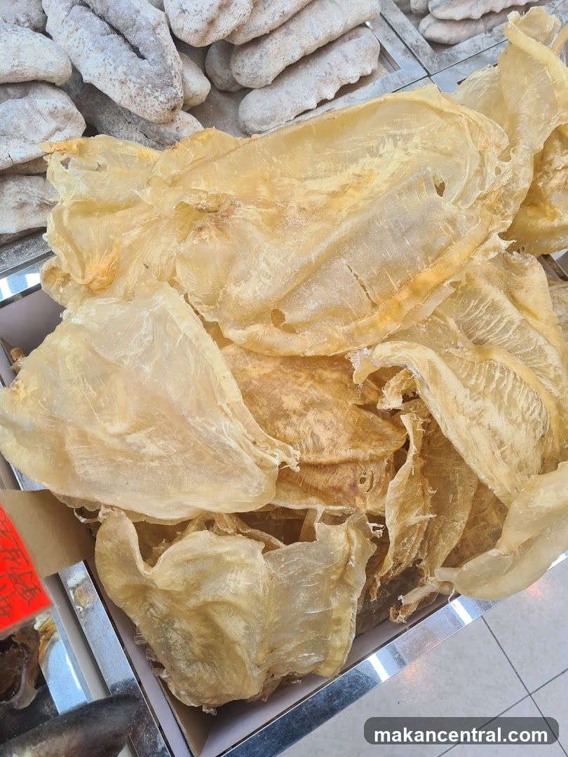 Dried Fish Products Display