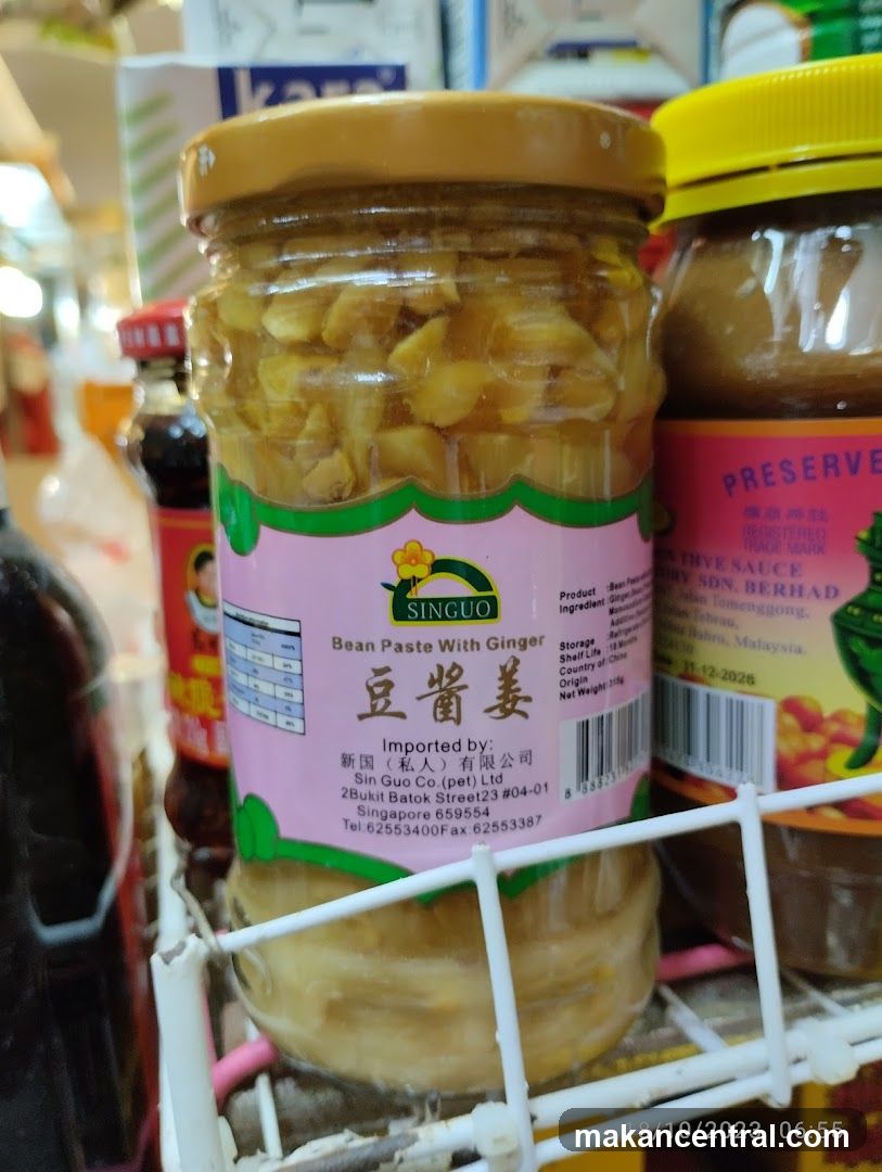 Store Shelf with Condiments