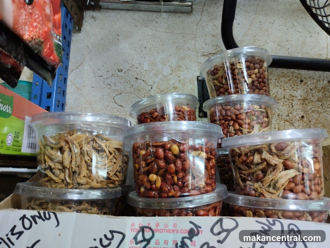 Snack Display at Market Stall