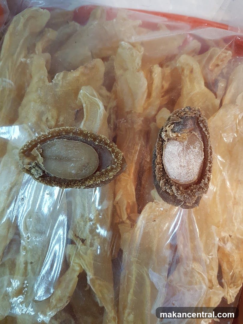 Dried Abalone in Plastic Bag