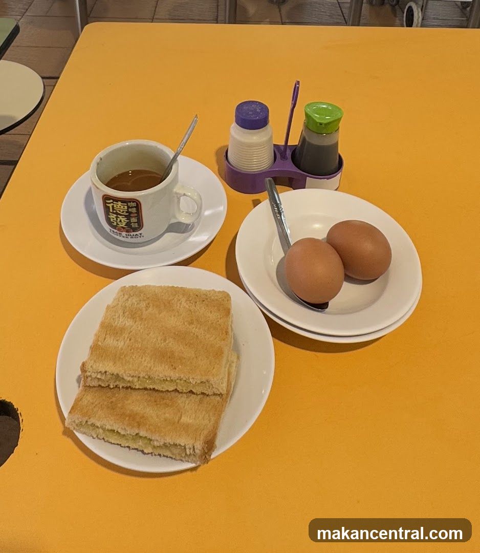 Kaya Toast Breakfast