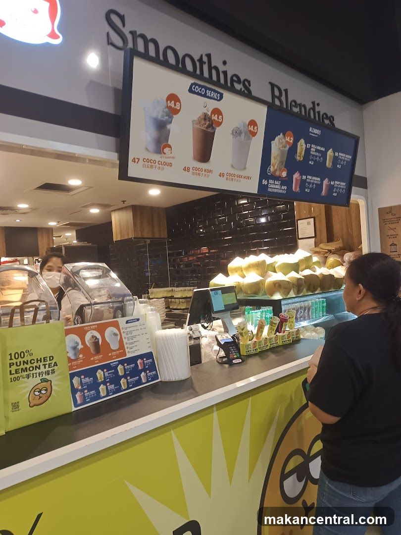 Smoothies and Blendies Menu
