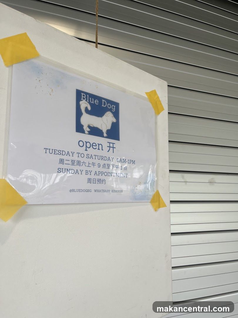Blue Dog Shop Signage