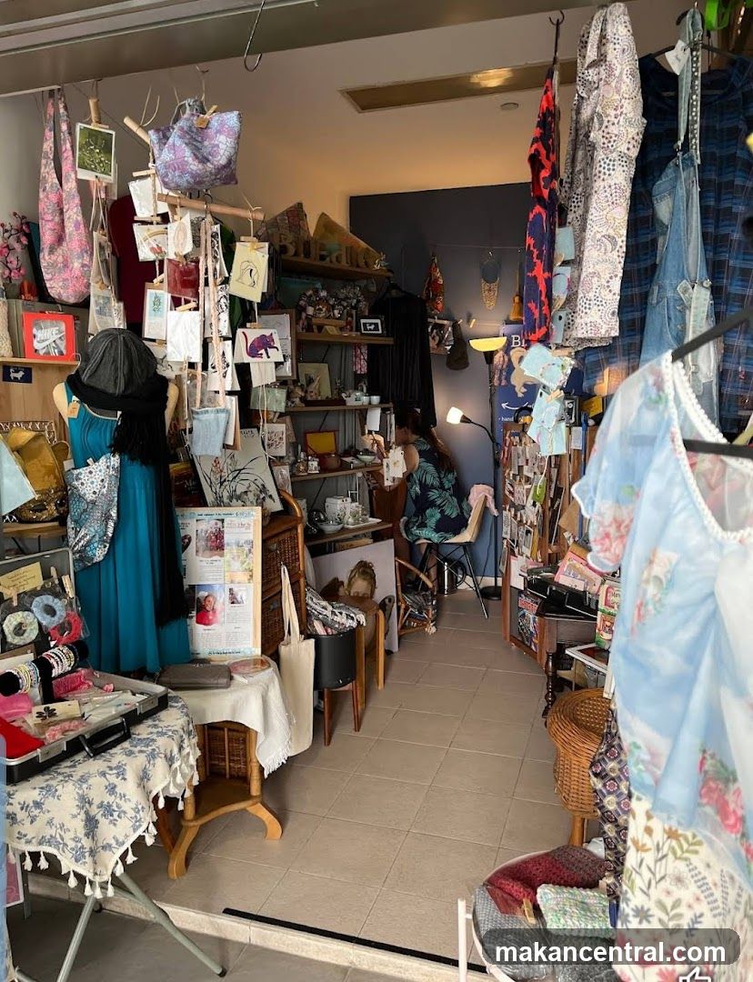 Interior of a boutique shop