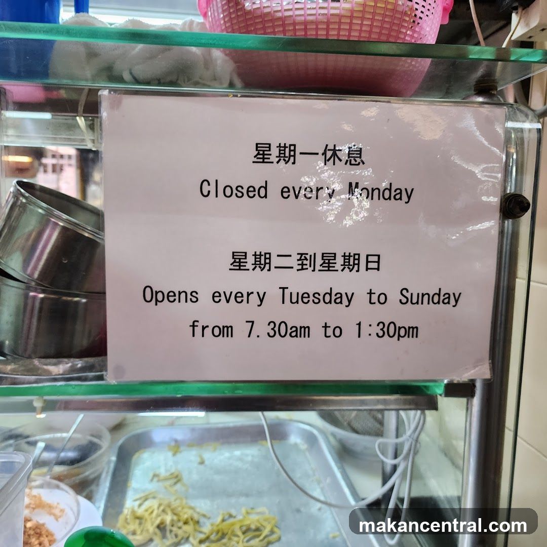 Opening Hours Sign