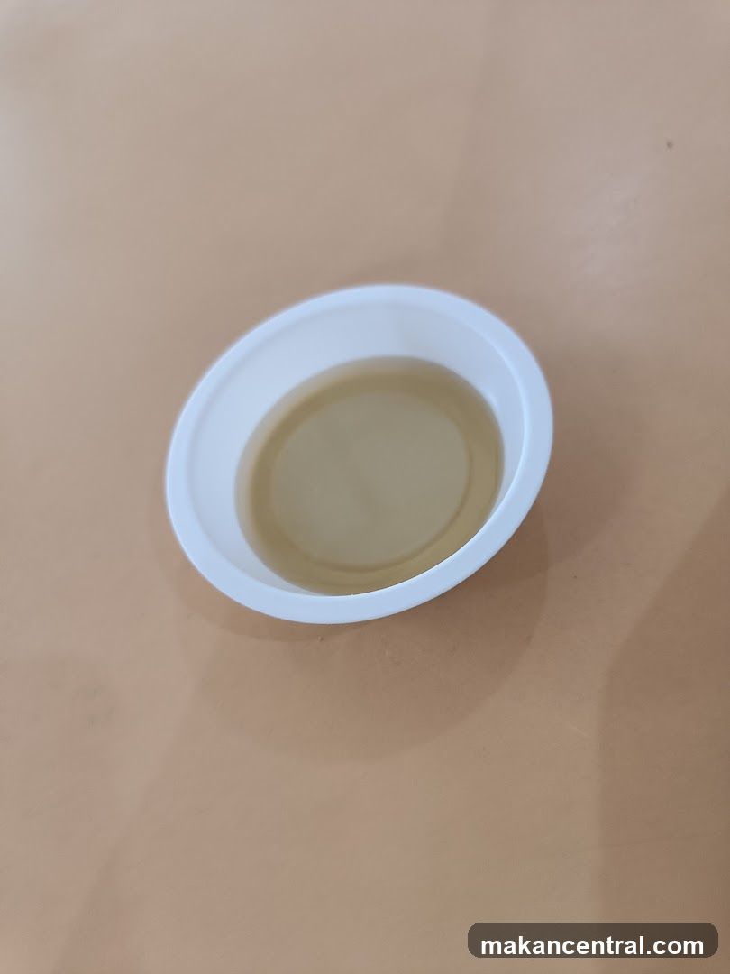 Small cup of liquid