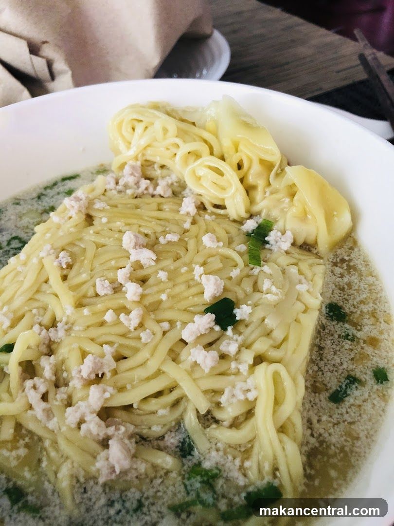 Noodle Soup with Wontons