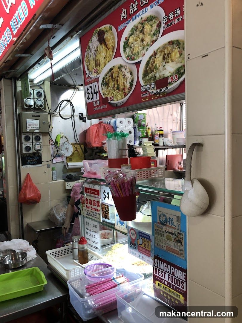 Minced Mixed Noodles Menu