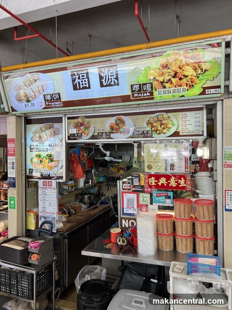 Food Stall with Menu and Food Items