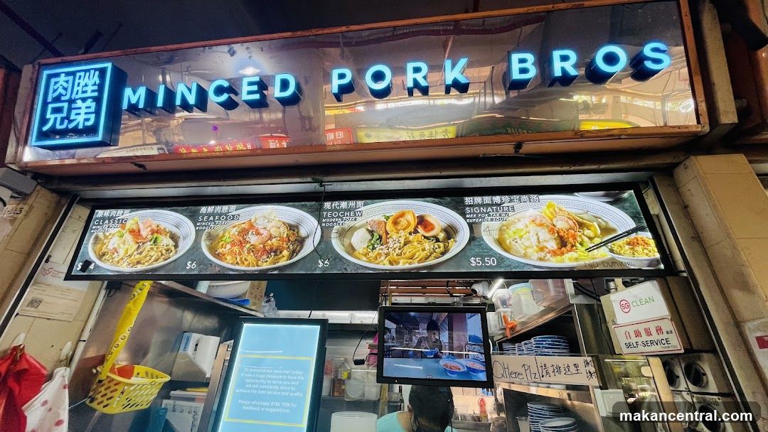 Minced Pork Bros Menu