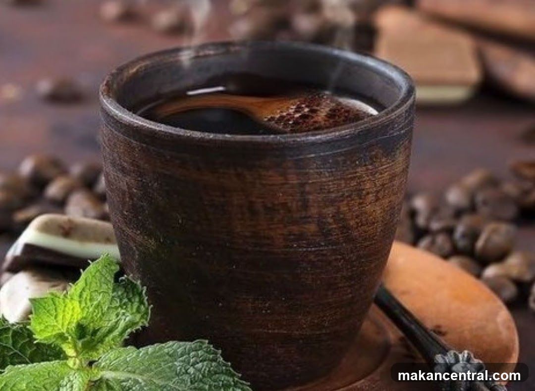 Coffee with Chocolate and Mint
