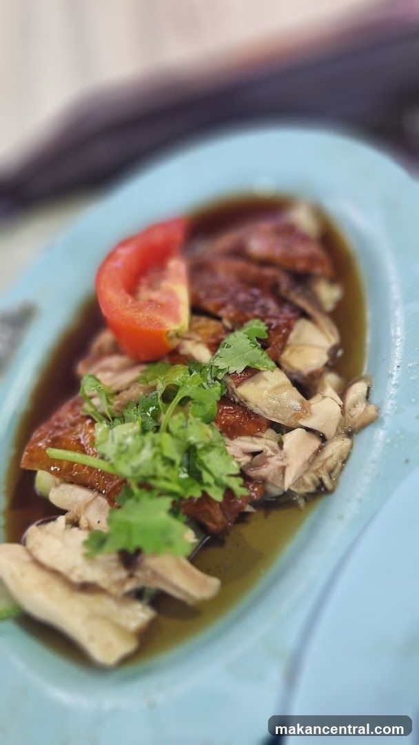 Roast Duck and Chicken Dish