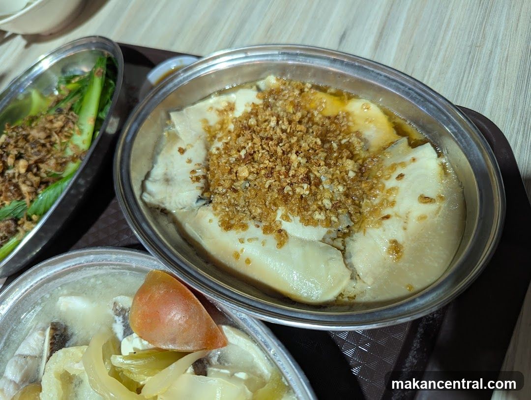 Steamed Fish and Vegetables
