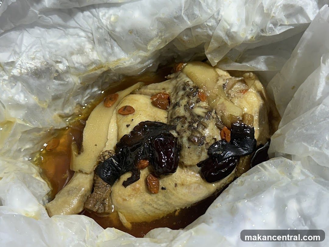 Steamed Chicken with Herbs