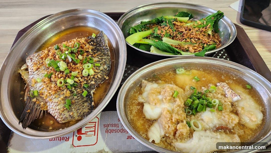 Steamed Fish and Vegetables