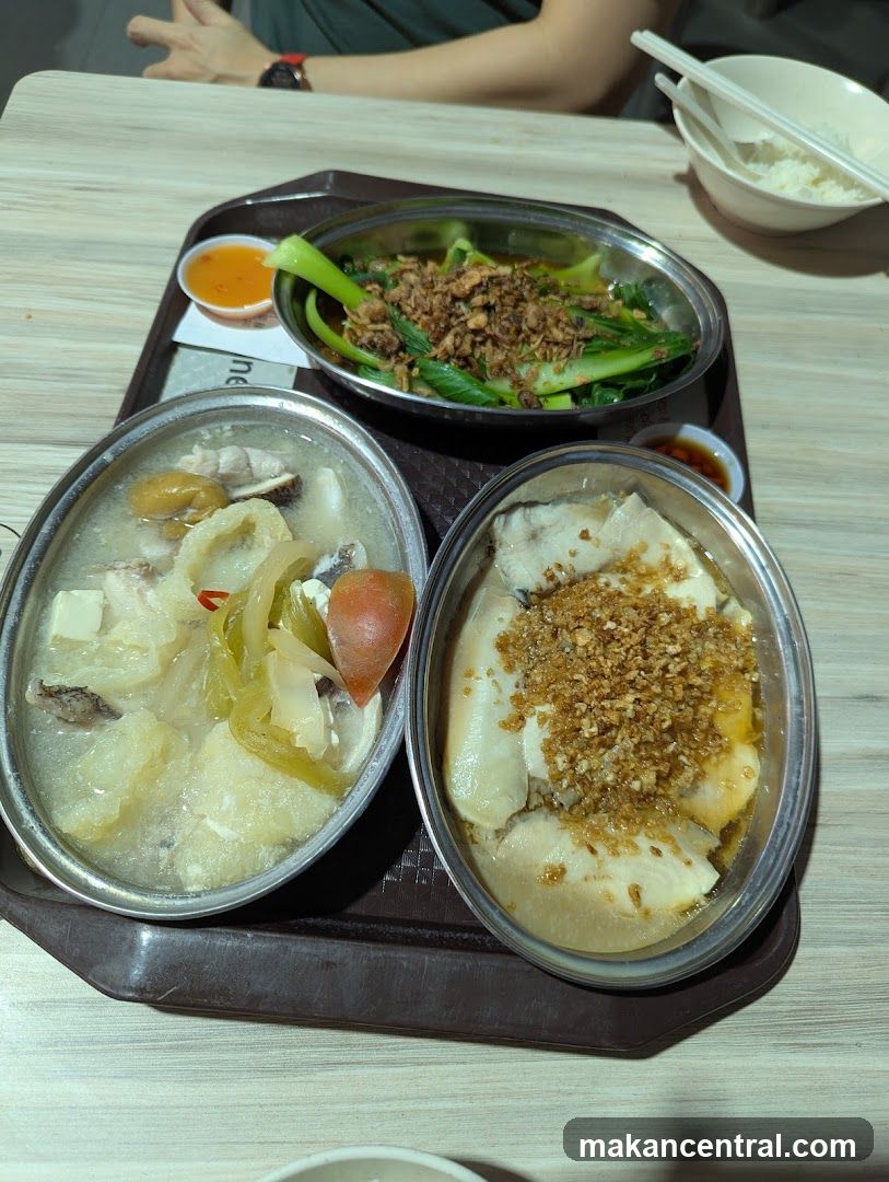 Steamed Fish and Vegetables